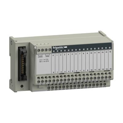A grey electronic module with multiple numbered terminals, labelled 'Schneider Electric', suitable for switchboard applications.