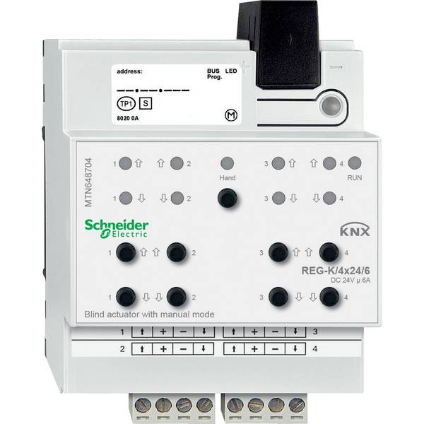 Schneider Electric KNX MTN648704 Blinds actuator