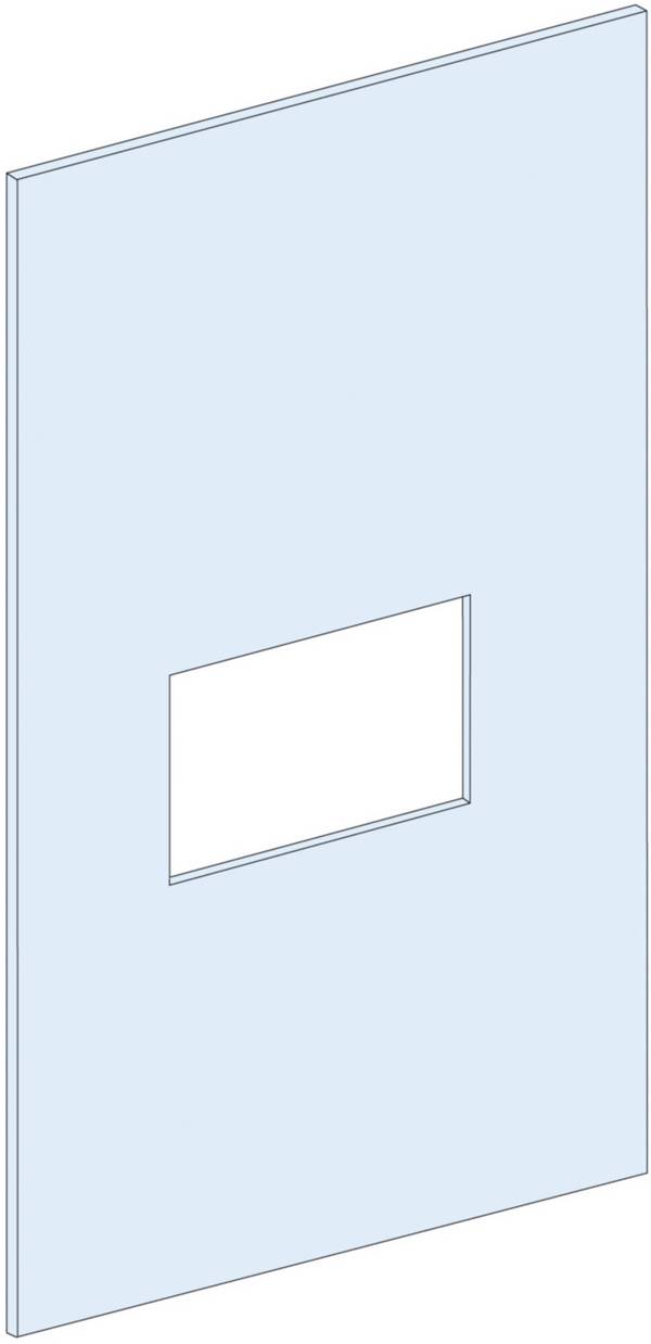 PrismaSet-P, front panel, compact NSX/NSX Vigi100-250 3-4-pin, fixed mounting, vertical, width=400mm, height=9modules LVS03253 Schneider Electric Content: 1 pc(s)