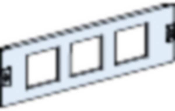 PrismaSet-P, front panel, with 3x 96x96mm cutouts,width=650mm,height=3modules LVS03911 Schneider Electric Content: 1 pc(s)