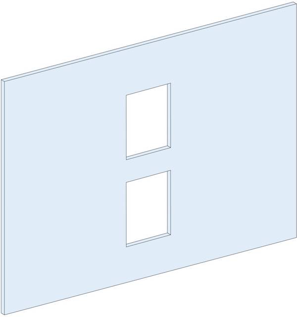 PrismaSet-P, front panel, for power switching, Compact NSX100-250, motor drive, horizontal, width=650mm, height=8modules LVS03616 Schneider Electric Content: 1 pc(s)