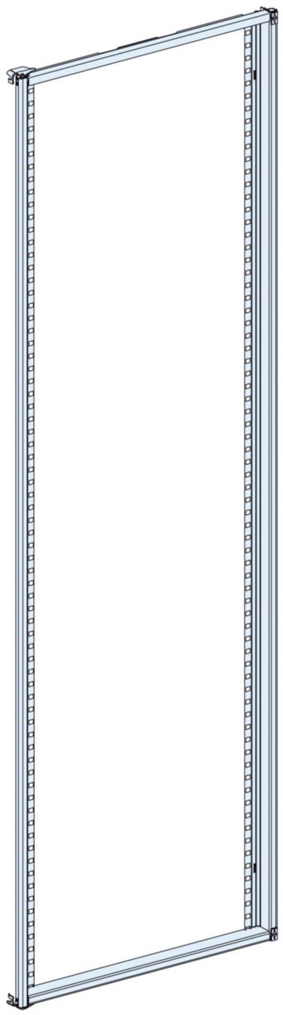 A slim, rectangular metal frame with visible screws along the sides. Suitable for vertical installations.