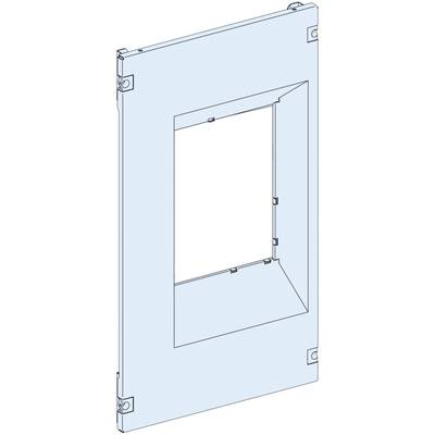 PrismaSet-P, front panel, compact NS630b-1600 3-4-pin, fixed mounting, vertical, width=400mm, height=11modules    Schnei