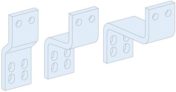 Prism set-P, connector, Canalis KT to Compact NS630b-1600/MasterPACT MTZ1 06-16 4-pin, rear connection LVS04714 Schneider Electric Content: 1 pc(s)