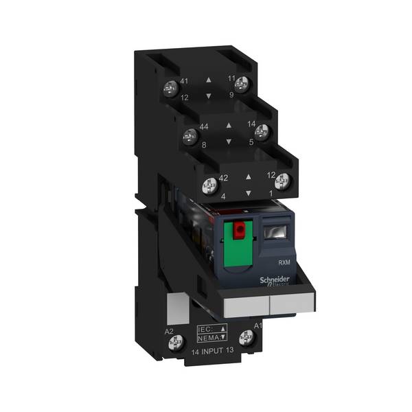 Mini relay DIN rail Schneider Electric RXM2AB2P7PVS 2 change-overs 230 V AC Piece 30 pc(s)