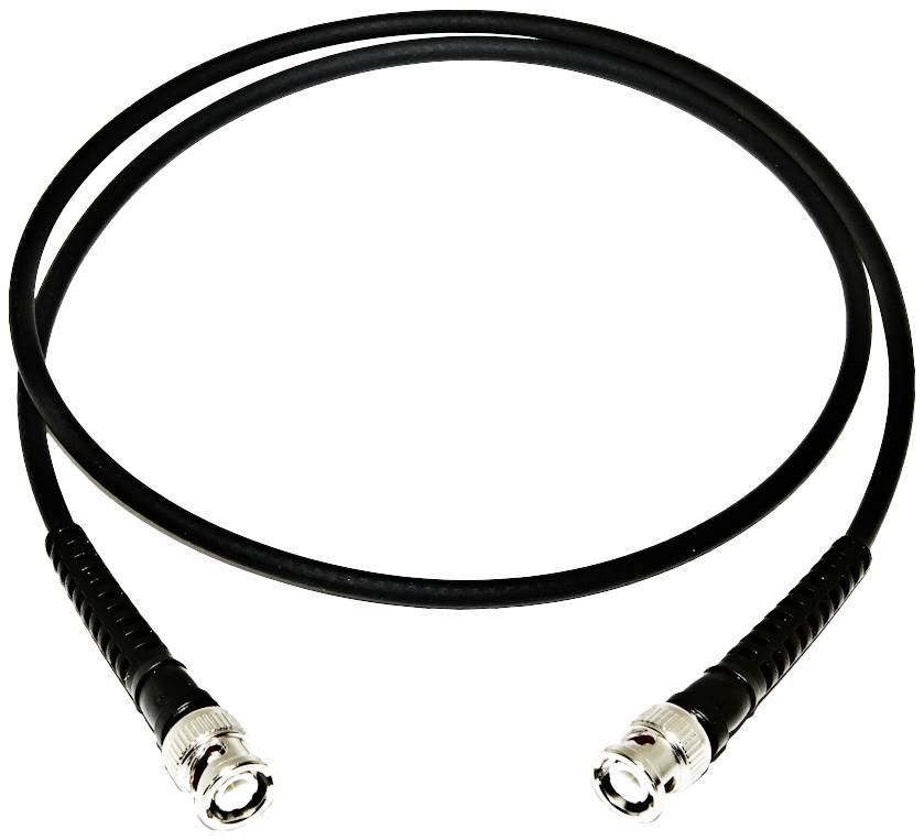 Mueller Electric BU-P2249-C-12 Test lead BNC plug BNC plug 0.3 m Black 1 pc(s)