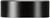 'Black, cylindrical lens cap with a ridged surface, photographed horizontally. Purpose: Protection of the lens.'