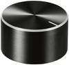 TRU COMPONENTS TC-11696508 Control knob + marking Black (Ø x H) 30 mm x 17 mm Aluminium, Plastic 1 pc(s)