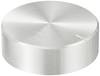 TRU COMPONENTS TC-11696512 Control knob + marking Silver (Ø x H) 40 mm x 13 mm Aluminium, Plastic 1 pc(s)