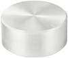 TRU COMPONENTS TC-11696520 Control knob + marking Silver (Ø x H) 40 mm x 17 mm Aluminium, Plastic 1 pc(s)