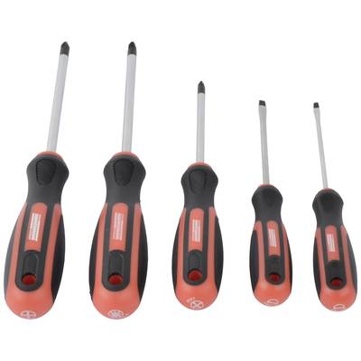 Brüder Mannesmann Screwdriver set Slot, Phillips, Pozidriv