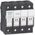 Circuit breaker by Schneider Electric, Model DF103NV, for protecting electrical circuits. Marking: 'DO NOT OPERATE UNDER LOAD'.