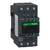A black TeSys contactor by Schneider Electric, model LC1D50A, with a green label, for electrical control applications.