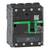 Circuit breaker from Schneider Electric, compact model with green lever and QR code. Suitable for industrial applications.