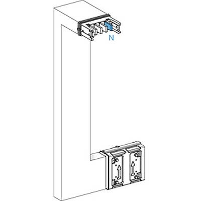 'Illustration of an electrical control cabinet with a removable module. The module is marked with 'N'. Details of the structure are shown.'