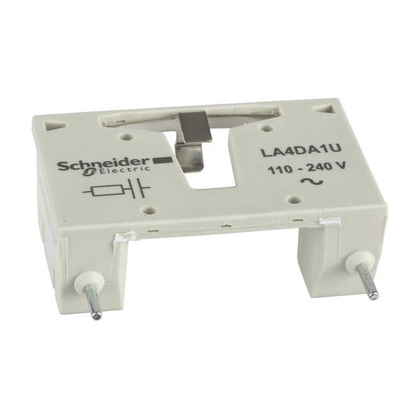 Schneider Electric LA4DA1U Switching module, TeSys D, RC snubber, 110-240V AC Distribution board accessories 1 pc(s)