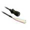 A cable with a round multi-pole plug on one side and open wire ends on the other. Suitable for industrial applications.