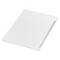 A white, lightly textured sheet of paper with a row of small symmetrical holes along the right-hand side.