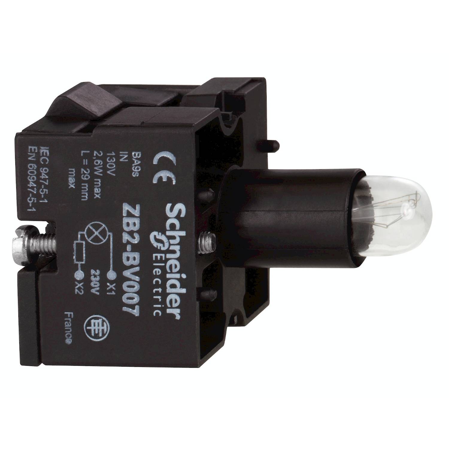 Schneider Electric ZB2BV007 Illuminated pushbutton 1 pc(s)