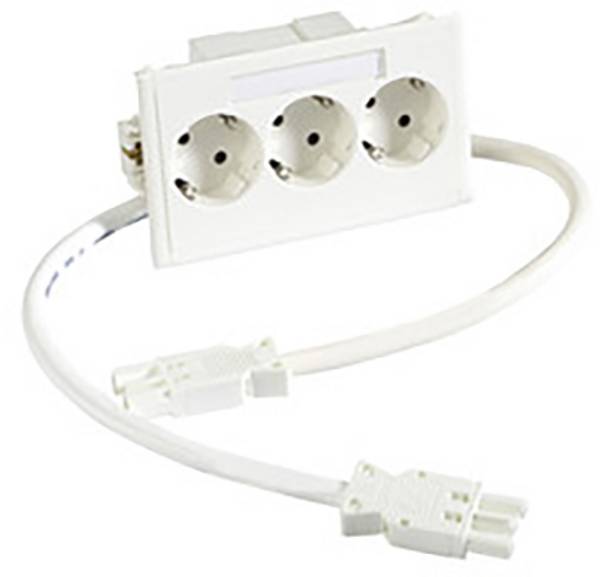 Schneider Electric 5940201 Socket Mains outlet (3x) 1 pc(s) White