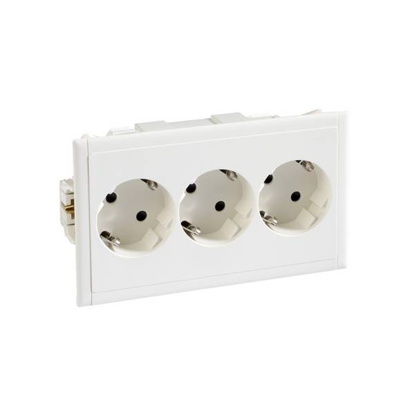Schneider Electric 5940310 Socket Mains outlet (3x) 1 pc(s) White
