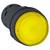 Yellow warning light with a round housing and concentric circles on the lens.