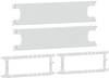 Schneider Electric LVS03410 PrismaSet-P, mounting plate, 5x compact NSXm160 3-pin/4x compact NSXm160 4-pin, vertical, width=650mm, height=8Module Mounting plate 1 pc(s)