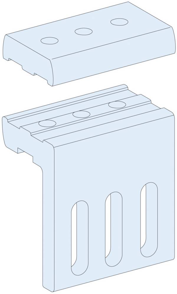 Schneider Electric LVS04637 PrismaSet-P, Linergy BS, connection, vertical busbar Linergy BS horizontal busbar Linergy BS 100x10mm Distribution board accessories 1 pc(s)