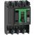 'Circuit breaker with green on/off switch and four connection terminals, suitable for industrial applications and electrical safety.'