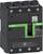 'Schneider Electric' circuit breaker in black and green, with switch position 'OFF'. Serial label and QR code visible.