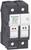 A black and grey circuit breaker from Schneider Electric with the inscription: 'Class CC, 10 x 38, DO NOT OPERATE UNDER LOAD'.