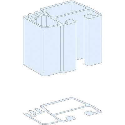 Cross-sectional drawing of an aluminium profile. Shows detailed structure and form, used in window or door frame constructions.