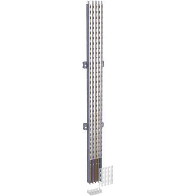 A long, vertical rail with multiple protruding struts and lateral mounting points, likely for wall installation.