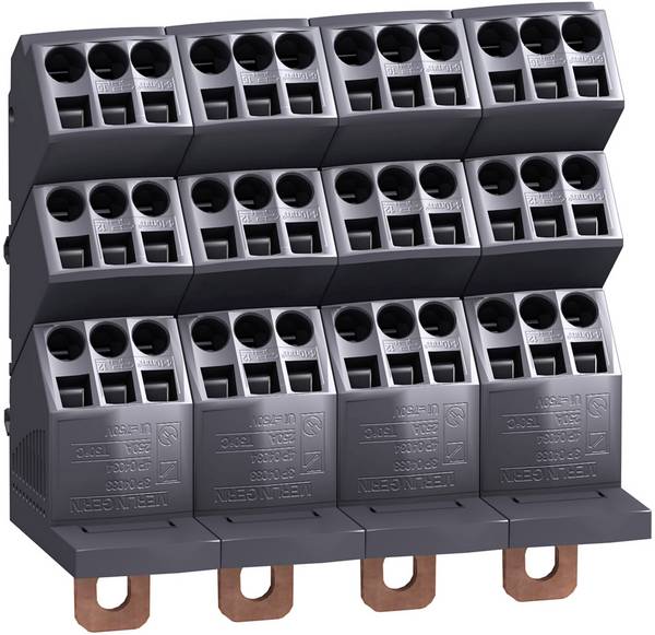 Schneider Electric LVS04034 Distribution Block with mount plate 1 pc(s) Piece