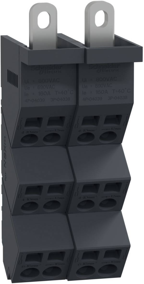Schneider Electric LVS04038 Distribution Block for DIN rail mounting 1 pc(s) Piece