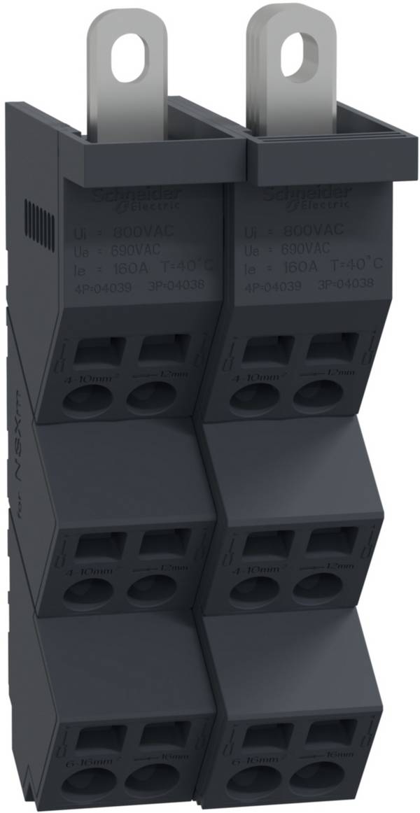Schneider Electric LVS04039 Distribution Block with mount plate 1 pc(s) Single