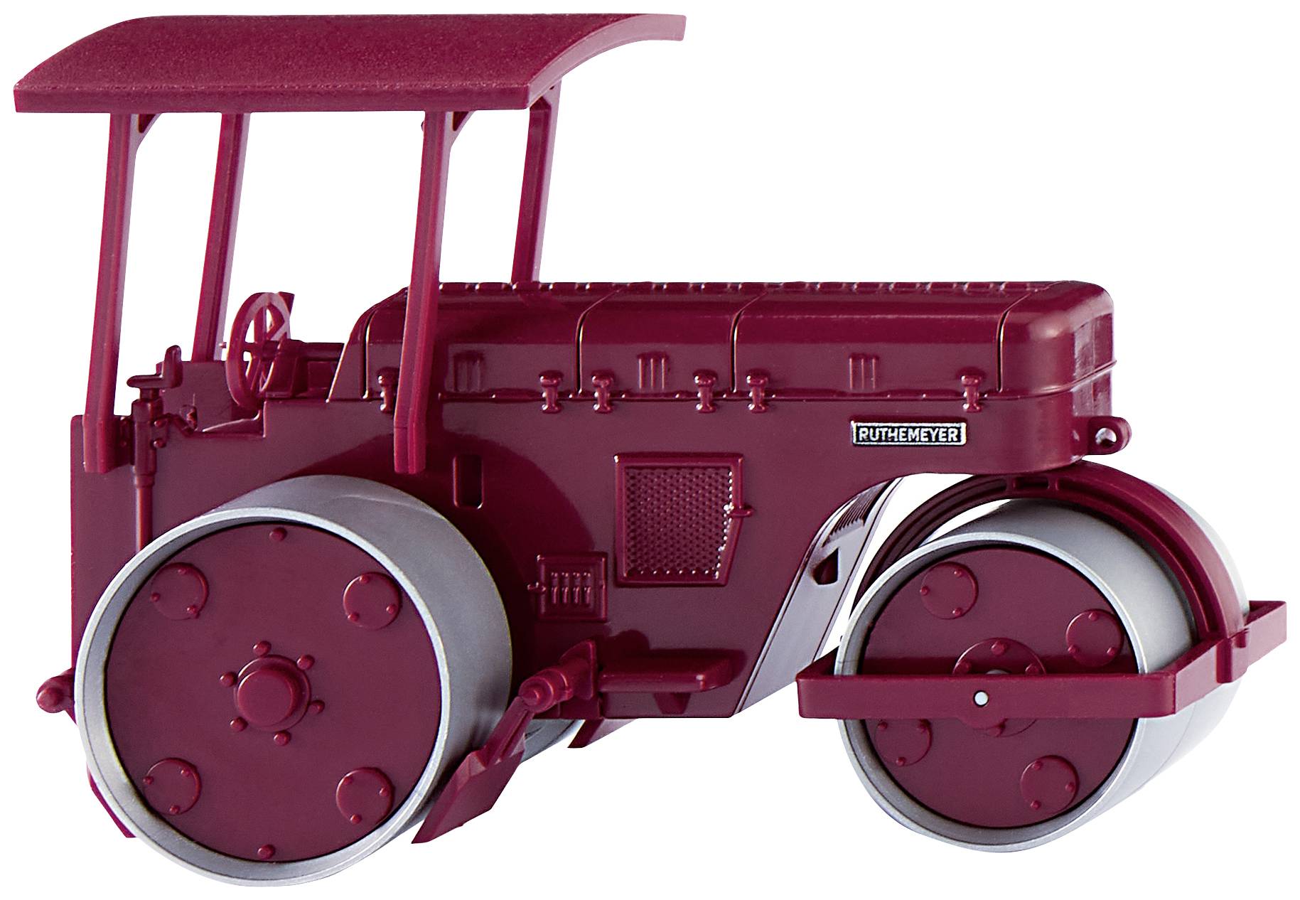 Wiking 0898 05 H0 Heavy-duty vehicle Ruthemeyer road roller, purple red