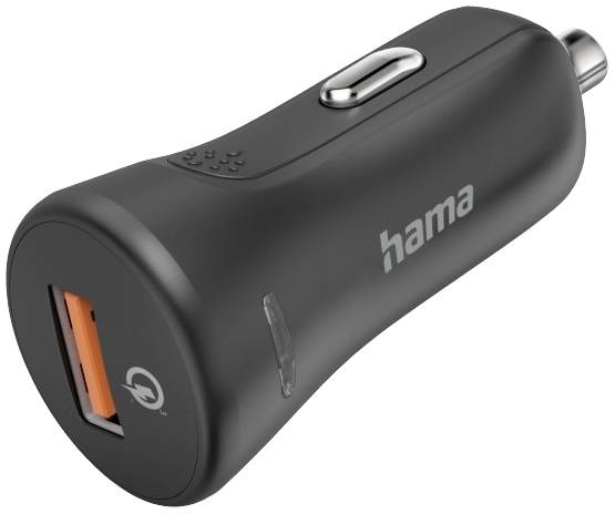 Hama USB charger 19.50 W 1x USB-A QC 3.0 Black Car, HGV