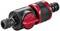 Hose connector with a red lever marked 'OFF', for controlling water flow in a garden hose system.