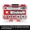 A set of socket wrenches and bits in a transparent red box marked 'Einhell'.