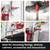 Four images show tools during the installation of fittings, shelves and cabinets. Text: 'Ideal for mounting fittings, shelves, cabinets, accessories and decorative items'.