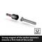 'Strong magnetic socket wrench ensures secure grip of the screw.' A socket wrench and a screw with magnetic function are shown.