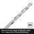 Metal drill bits made from HSS 4241 steel with 'HSS' text, offering high durability and efficiency.