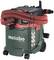 Industrial vacuum cleaner 'Metabo ASA 30 H PC' with red hoses and wheels for easy mobility. Suitable for commercial use.