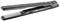 Hair straightener with a black surface, open ceramic plates, power switch, and temperature display on the inner side.