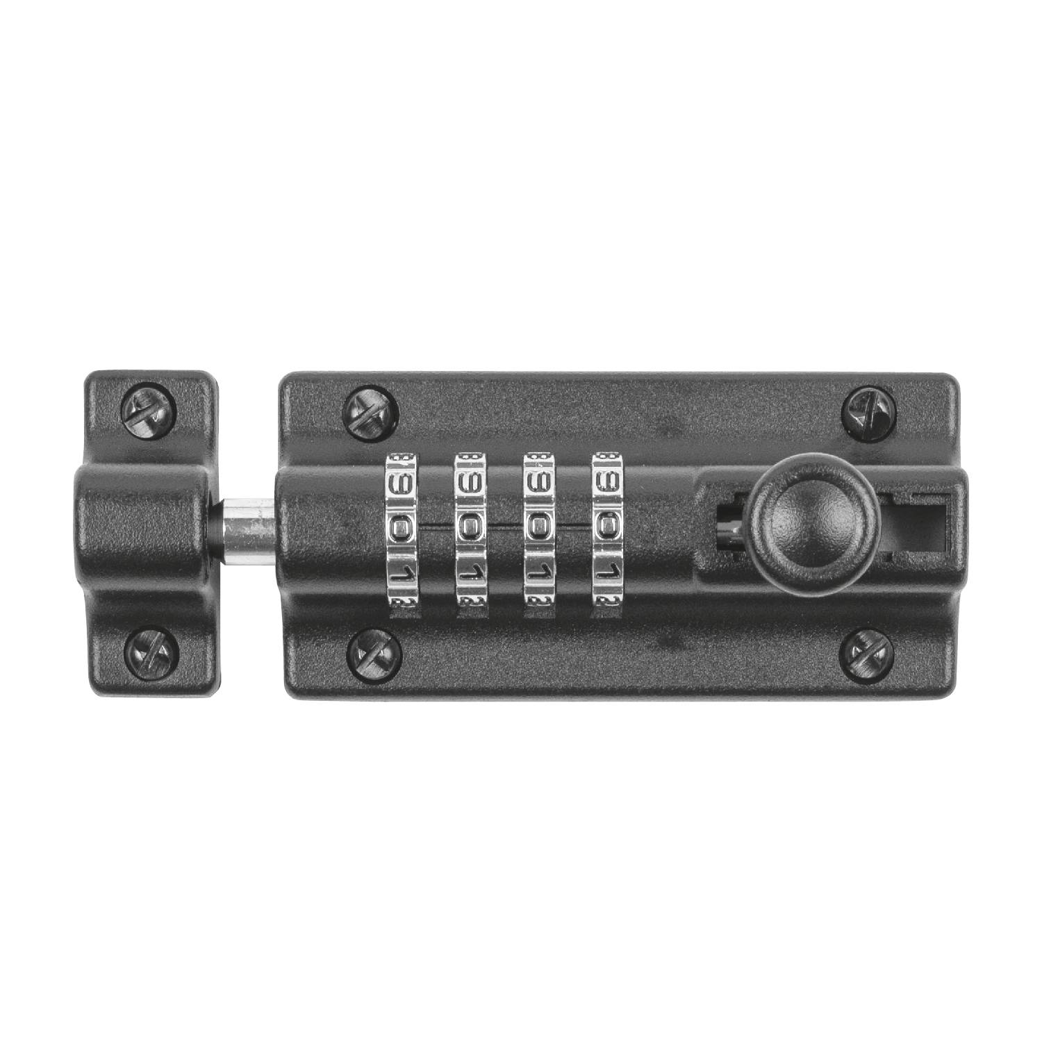 Kasp K62004D Code locked bolt Black