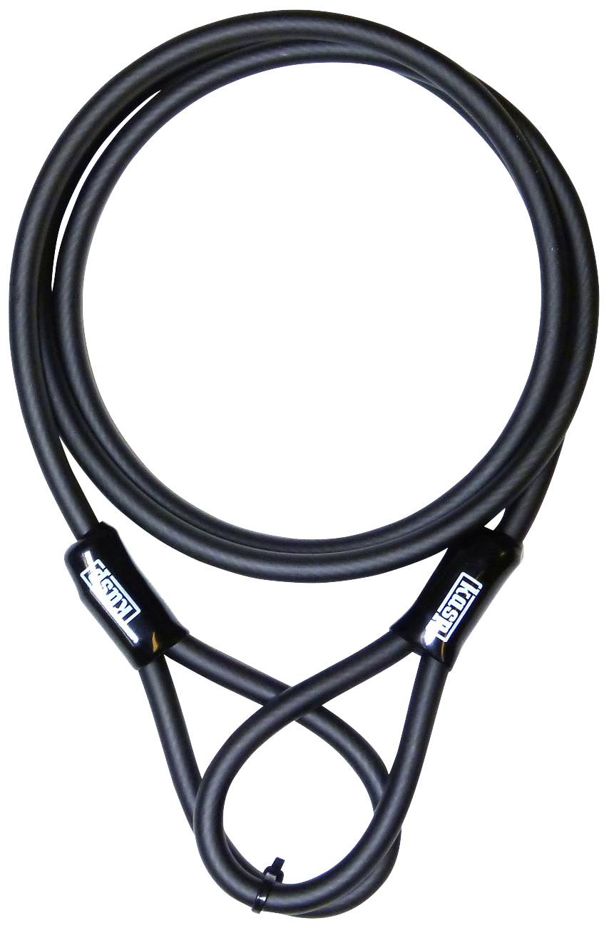 Kasp K4551018D Steel cable lock Padlock loops