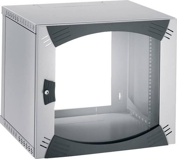 Schneider Electric NSYOPB15U6F 19 inch 19" server rack cabinet 15 U Fixed Suitable for (cabinet depths): 600 mm Grey