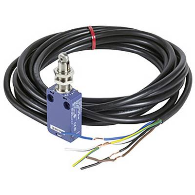 Movement switch with long black cable and coloured wires at the ends.