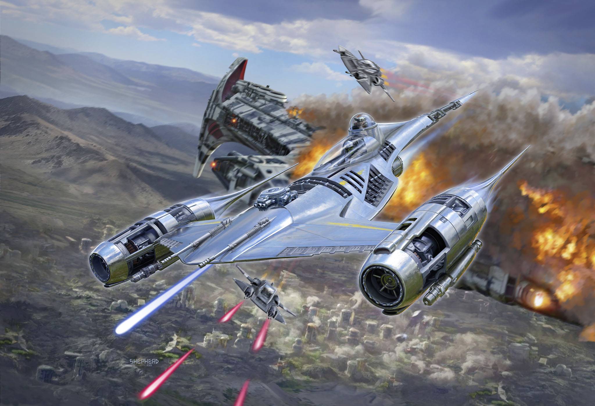 Buy Revell 06787 Star Wars The Mandalorian: N1 Starfighter Sci-Fi